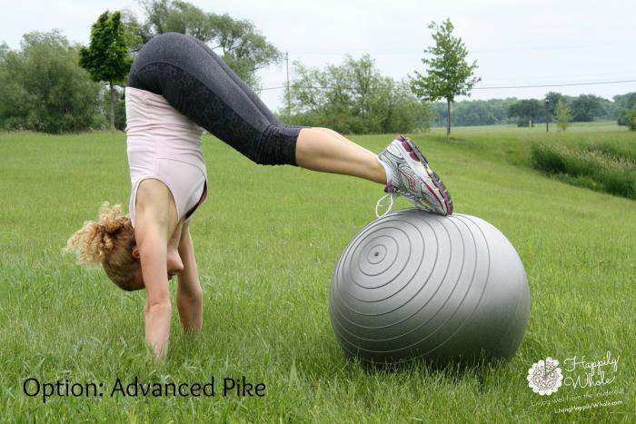 Core Circuit on Stability Ball | Happily Whole